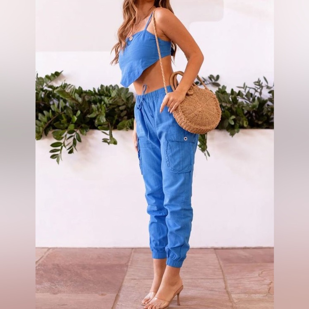 Blue 2 Piece Cotton Set